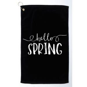 Hello Spring Season Platinum Collection Golf Towel