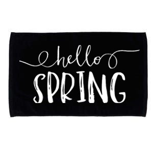 Hello Spring Season Microfiber Hand Towel