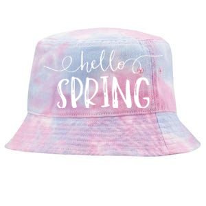 Hello Spring Season Tie-Dyed Bucket Hat