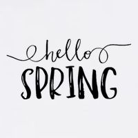 Hello Spring Season Garment-Dyed Sweatshirt