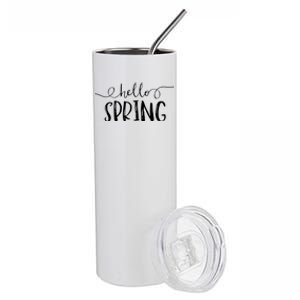 Hello Spring Season Stainless Steel Tumbler