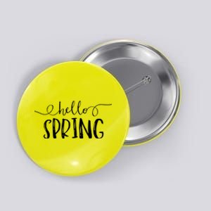 Hello Spring Season Button