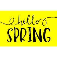 Hello Spring Season Bumper Sticker