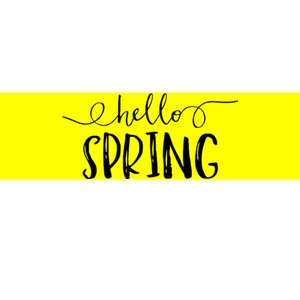 Hello Spring Season Bumper Sticker