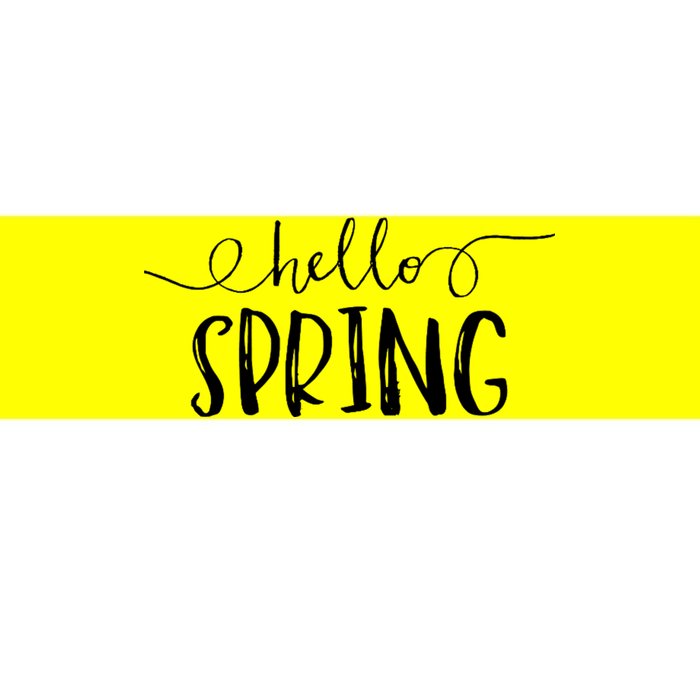 Hello Spring Season Bumper Sticker