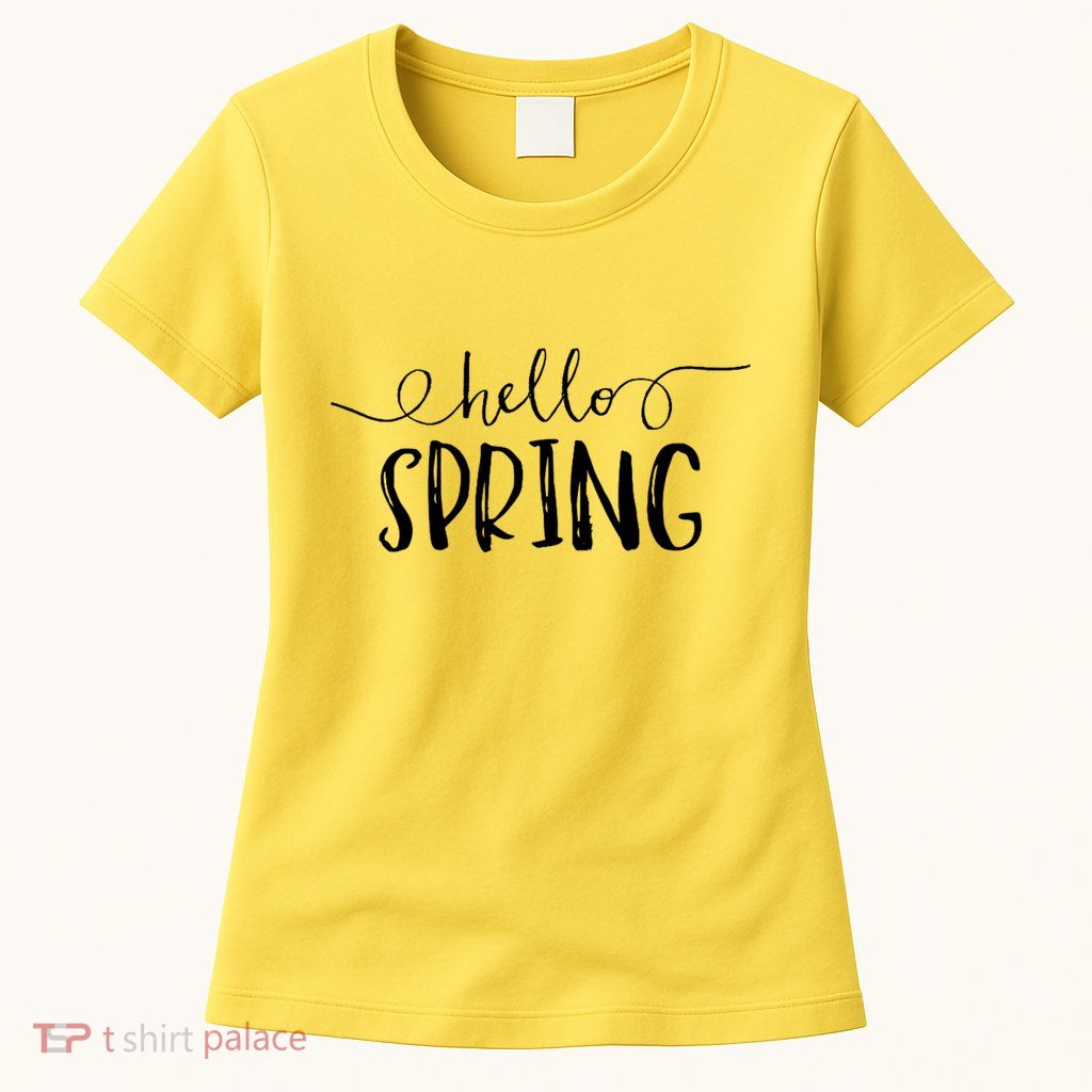 Hello Spring Season Womens T-Shirt