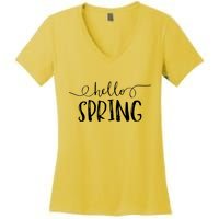 Hello Spring Season Women's V-Neck T-Shirt