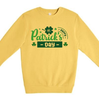 Happy St Saint Patrick's Day Premium Crewneck Sweatshirt