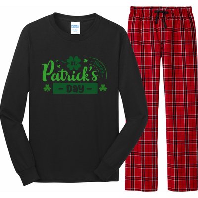 Happy St Saint Patrick's Day Long Sleeve Pajama Set