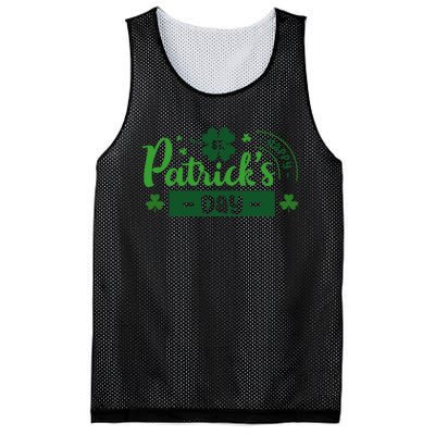 Happy St Saint Patrick's Day Mesh Reversible Basketball Jersey Tank