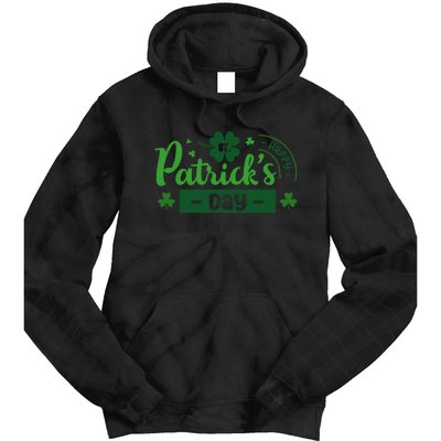 Happy St Saint Patrick's Day Tie Dye Hoodie