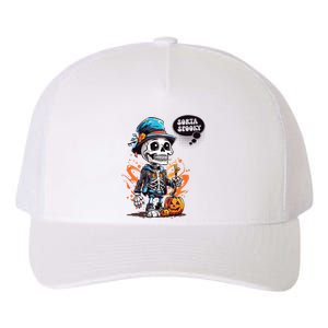 Halloween Skeleton Sorta Spooky Yupoong Adult 5-Panel Trucker Hat