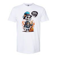 Halloween Skeleton Sorta Spooky Softstyle CVC T-Shirt