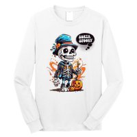 Halloween Skeleton Sorta Spooky Long Sleeve Shirt