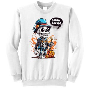 Halloween Skeleton Sorta Spooky Sweatshirt