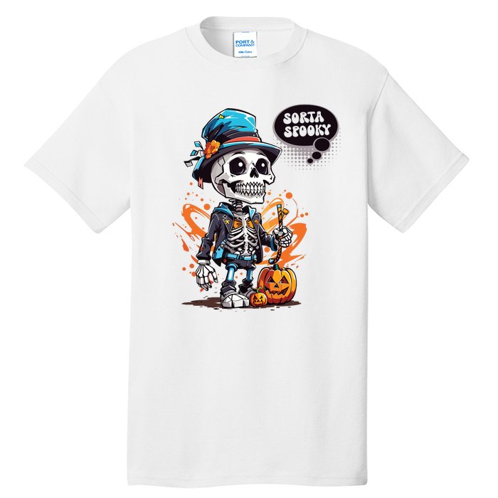 Halloween Skeleton Sorta Spooky Tall T-Shirt