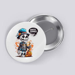 Halloween Skeleton Sorta Spooky Button