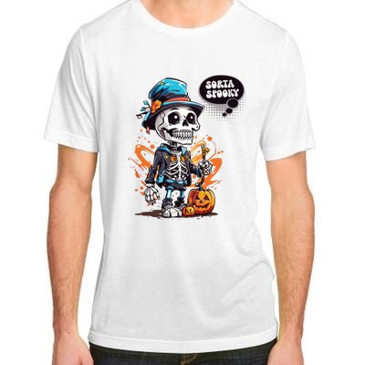 Halloween Skeleton Sorta Spooky Adult ChromaSoft Performance T-Shirt