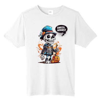 Halloween Skeleton Sorta Spooky Tall Fusion ChromaSoft Performance T-Shirt