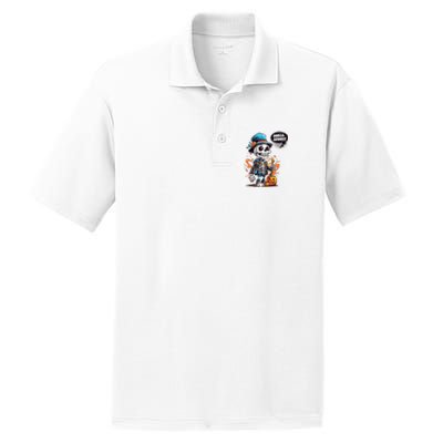 Halloween Skeleton Sorta Spooky PosiCharge RacerMesh Polo