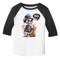 Halloween Skeleton Sorta Spooky Toddler Fine Jersey T-Shirt