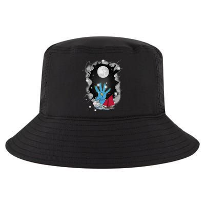 Halloween Sailing Ship Sailing Sea Maritime Ship Cool Comfort Performance Bucket Hat