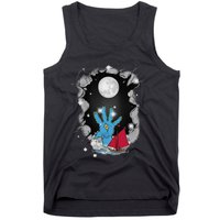 Halloween Sailing Ship Sailing Sea Maritime Ship Tank Top