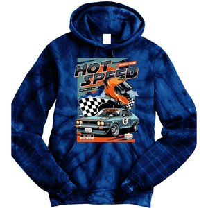 Hot Speed Super Car Racing Tie Dye Hoodie