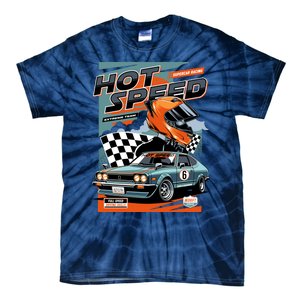 Hot Speed Super Car Racing Tie-Dye T-Shirt