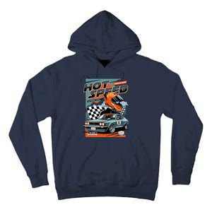 Hot Speed Super Car Racing Tall Hoodie