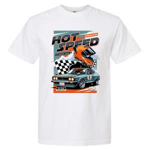 Hot Speed Super Car Racing Garment-Dyed Heavyweight T-Shirt