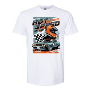 Hot Speed Super Car Racing Softstyle CVC T-Shirt