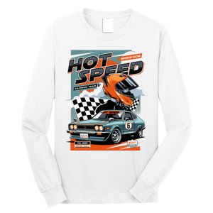 Hot Speed Super Car Racing Long Sleeve Shirt