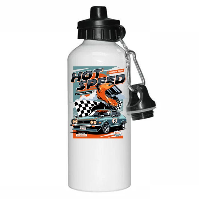 Hot Speed Super Car Racing Aluminum Water Bottle