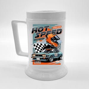 Hot Speed Super Car Racing Beer Stein