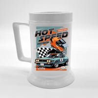 Hot Speed Super Car Racing Beer Stein