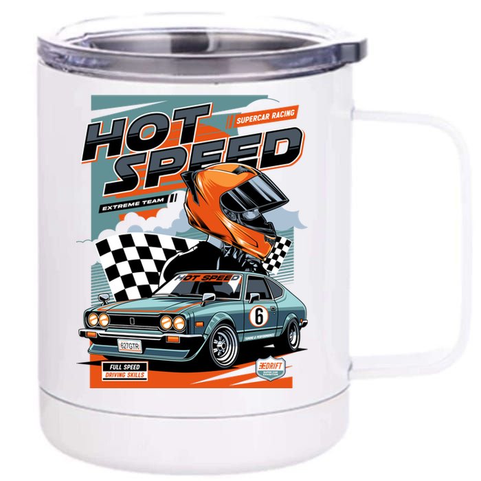 Hot Speed Super Car Racing 12 oz Stainless Steel Tumbler Cup