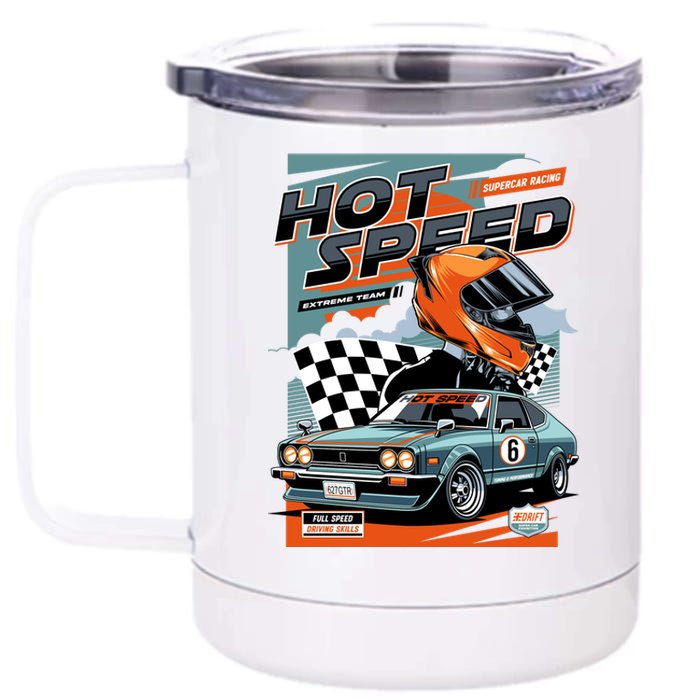 Hot Speed Super Car Racing 12 oz Stainless Steel Tumbler Cup