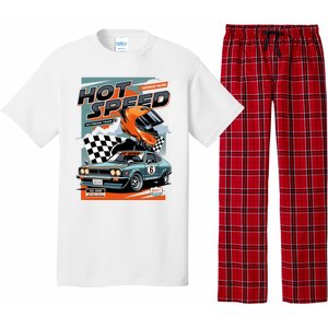 Hot Speed Super Car Racing Pajama Set