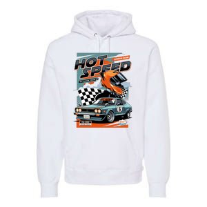 Hot Speed Super Car Racing Premium Hoodie