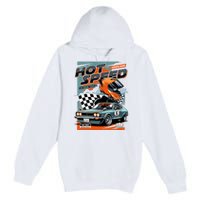 Hot Speed Super Car Racing Premium Pullover Hoodie