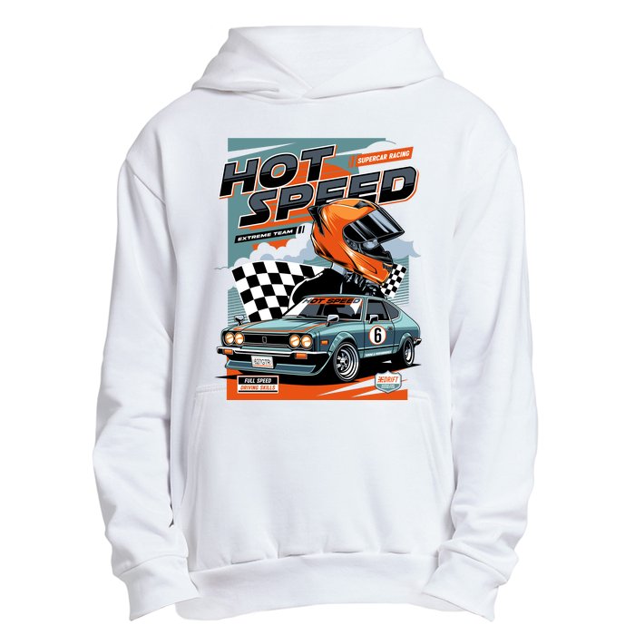 Hot Speed Super Car Racing Urban Pullover Hoodie