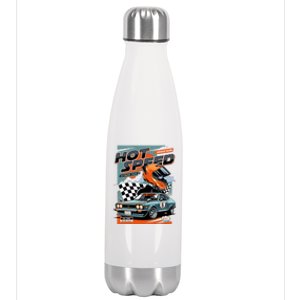 Hot Speed Super Car Racing Stainless Steel Insulated Water Bottle