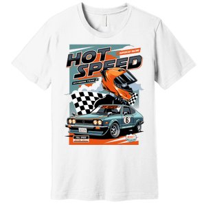 Hot Speed Super Car Racing Premium T-Shirt