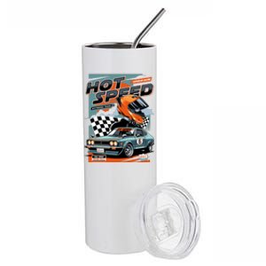 Hot Speed Super Car Racing Stainless Steel Tumbler