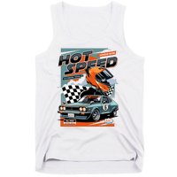 Hot Speed Super Car Racing Tank Top