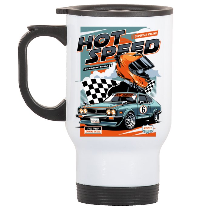 Hot Speed Super Car Racing Stainless Steel Travel Mug