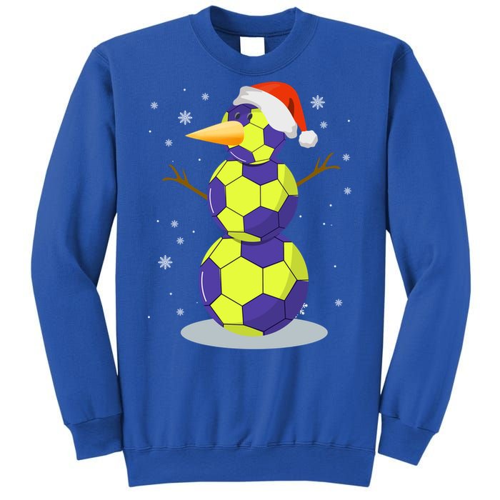 Hockey Snow Santa Hat Christmas Soccer Lover Gift Sweatshirt