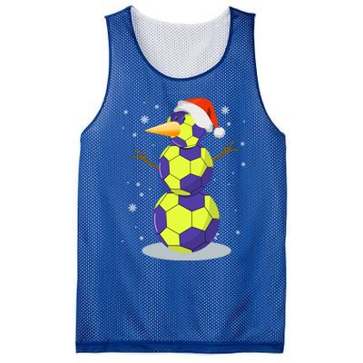 Hockey Snow Santa Hat Christmas Soccer Lover Gift Mesh Reversible Basketball Jersey Tank