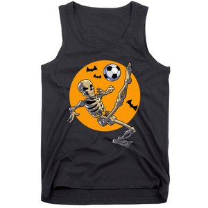 Halloween Soccer Skeleton Costume Tank Top